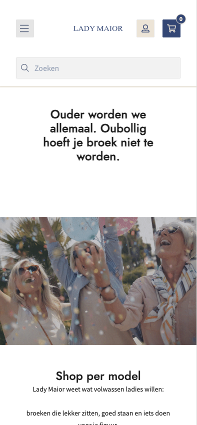 Lady Maior mobiel 1